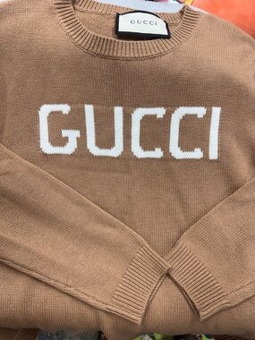 GG Camel Crewneck